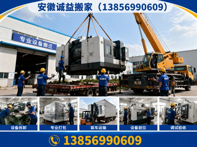 巢湖市工厂设备迁移展示图